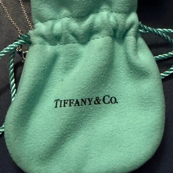 Tiffany & Co. Silver Open Heart Pendant Necklace - Picture 10 of 10